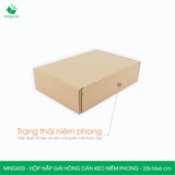  MNGK03 - 23x16x6cm - HỘP NẮP GÀI HÔNG KEO NIÊM PHONG 