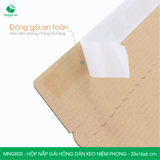  MNGK03 - 23x16x6cm - HỘP NẮP GÀI HÔNG KEO NIÊM PHONG 