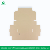  MNGK03 - 23x16x6cm - HỘP NẮP GÀI HÔNG KEO NIÊM PHONG 