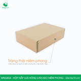  MNGK04 - 23x16x10cm - HỘP NẮP GÀI HÔNG KEO NIÊM PHONG 