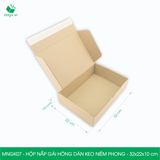  MNGK07 - 32x22x10cm - HỘP NẮP GÀI HÔNG KEO NIÊM PHONG 