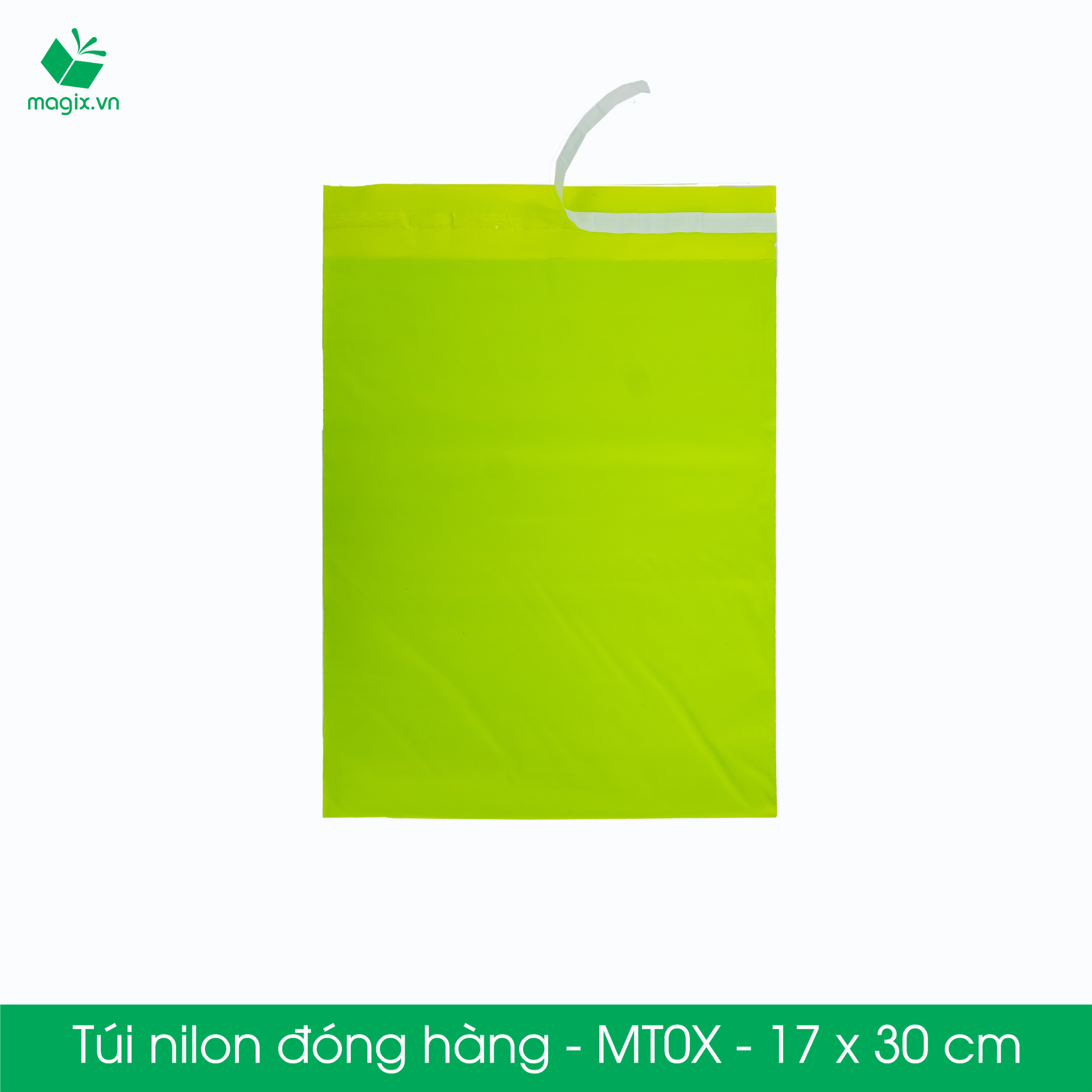 Túi nilon niêm phong gói hàng - 17x30 cm