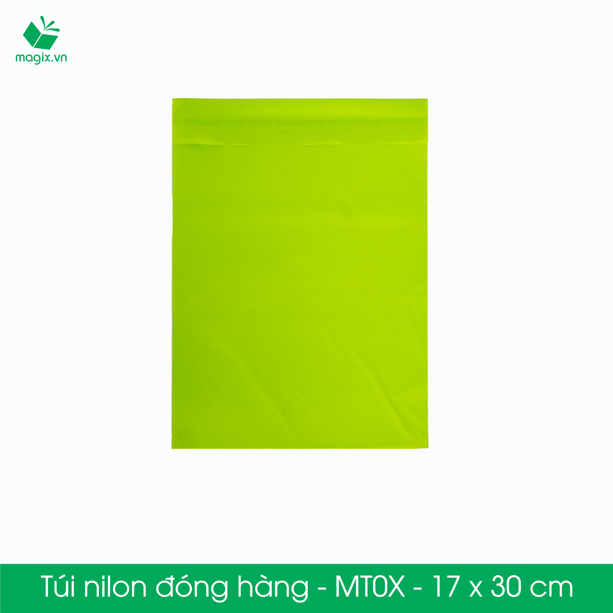 Túi nilon niêm phong gói hàng - 17x30 cm