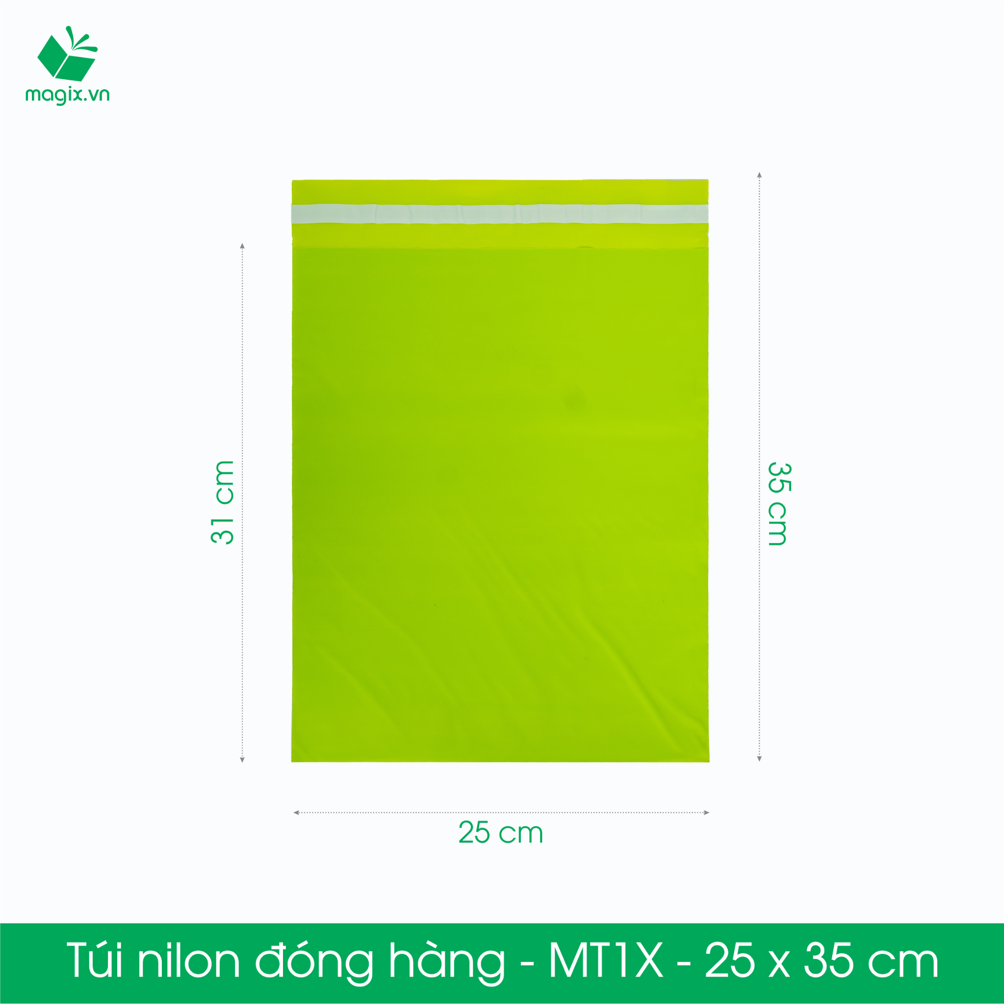 MT1X - Túi nilon tiết kiệm gói hàng - 25x35 cm
