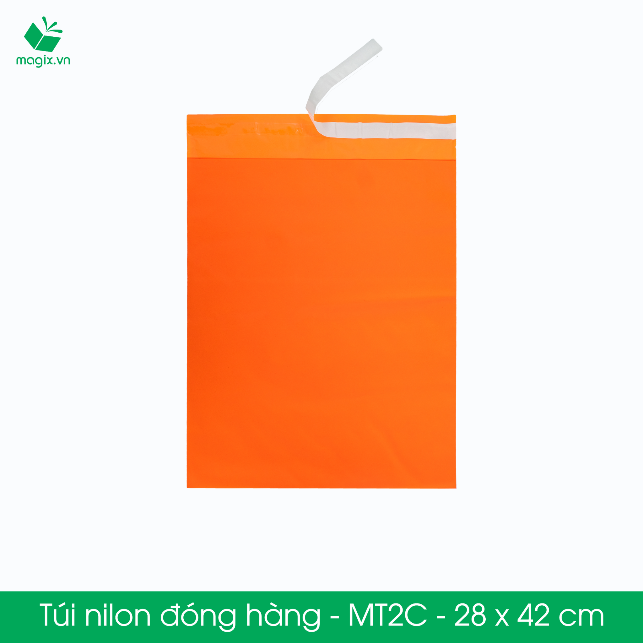 Túi nilon niêm phong gói hàng - 28x42 cm
