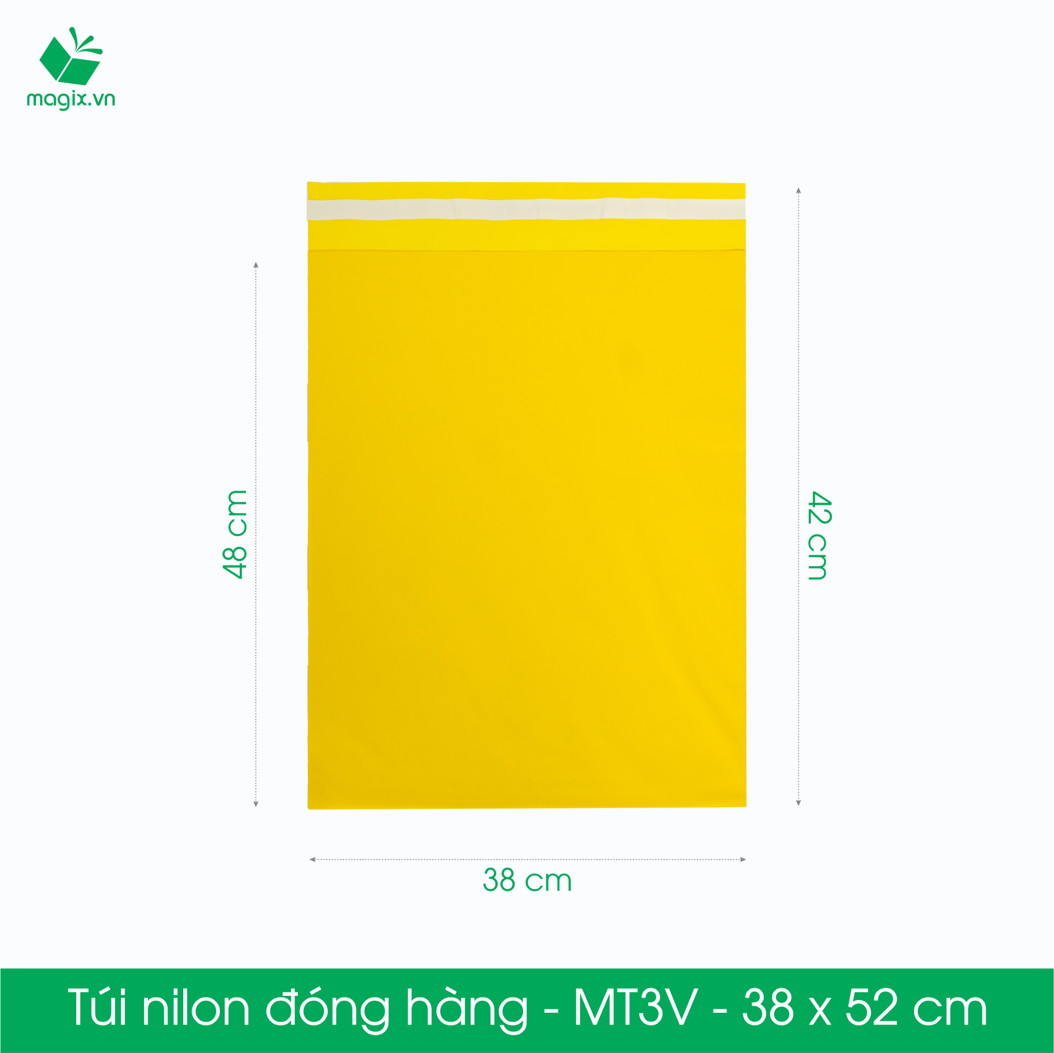 MT3V - Túi nilon tiết kiệm gói hàng - 38x52 cm
