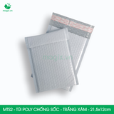  MTS2 - 21.5x12 cm - Túi poly chống sốc - Trắng xám 