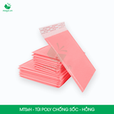  TÚI POLY CHỐNG SỐC - HỒNG - NHIỀU SIZE 