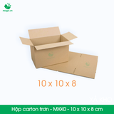  MXK0 - 10x10x8 cm - Hộp carton trơn - Mua 500 hộp trở lên với giá 900đ/hộp 