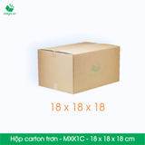  MXK1C - 18x18x18 cm [20 hộp/pack] - Hộp carton trơn 