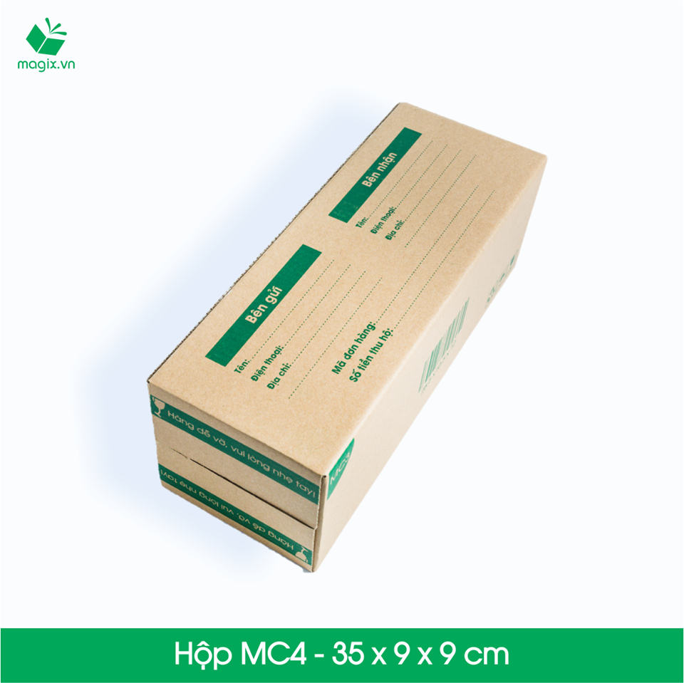 MC4 - 35x9x9 cm - Thùng hộp carton - Hộp cao