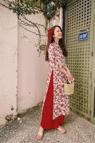 Áo dài linen Xuân Khánh