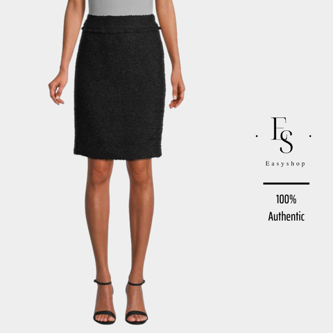Chân váy dạ Karl Lagerfeld Black mã G68SR063 Authentic