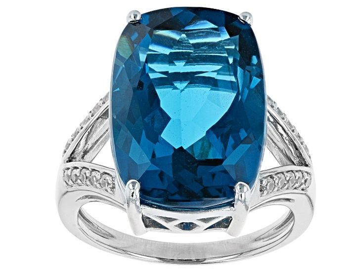 Nhẫn đá mặt Topaz/ Hoàng ngọc N051