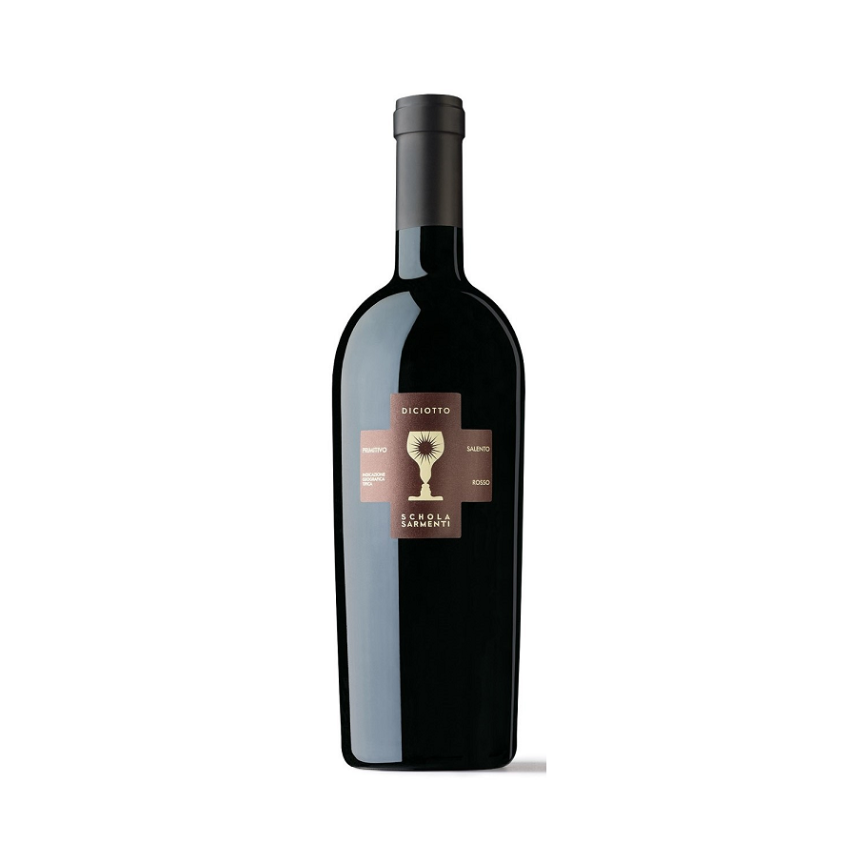 Rượu vang Ý Diciotto Primitivo 18%