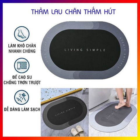  THẢM LAU CHÂN, THẢM CHÂN 