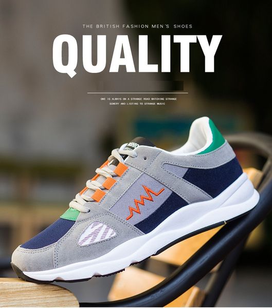 Giày Thể thao Nam Sodoha Sneaker 2539 Màu Xám