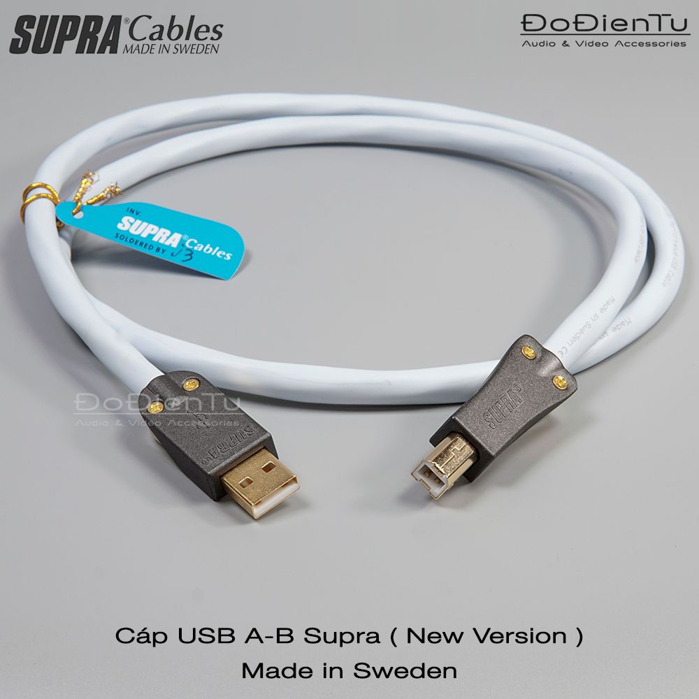 Cáp USB 2.0 Supra A to B ( New Version )