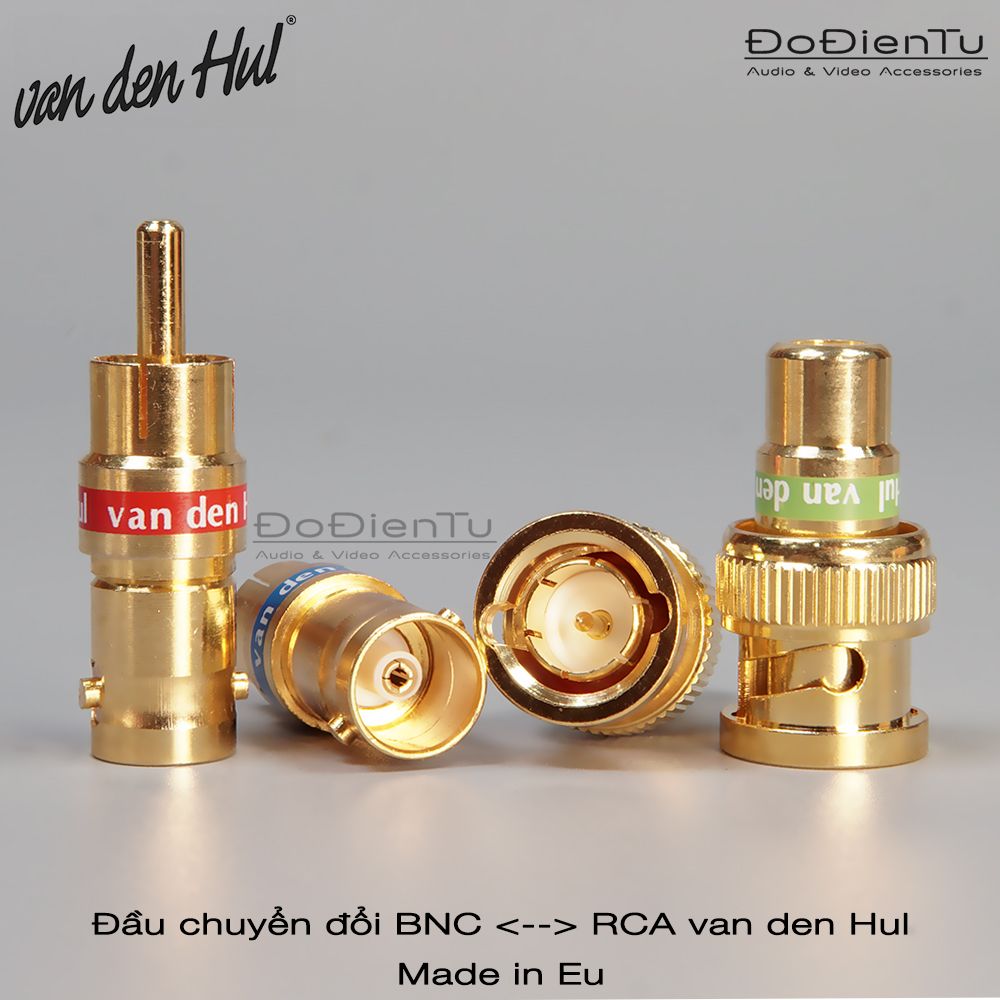 Đầu chuyển van den Hul BNC - RCA adapter