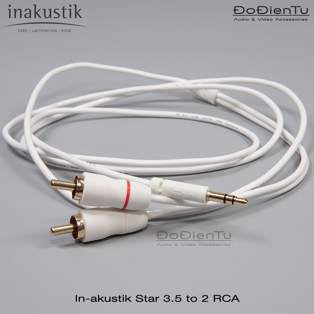 In-akustik Star 3.5 mm to 2 RCA