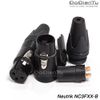 Neutrik NC3MXX-B - NC3FXX-B /XLR Gold Contacts