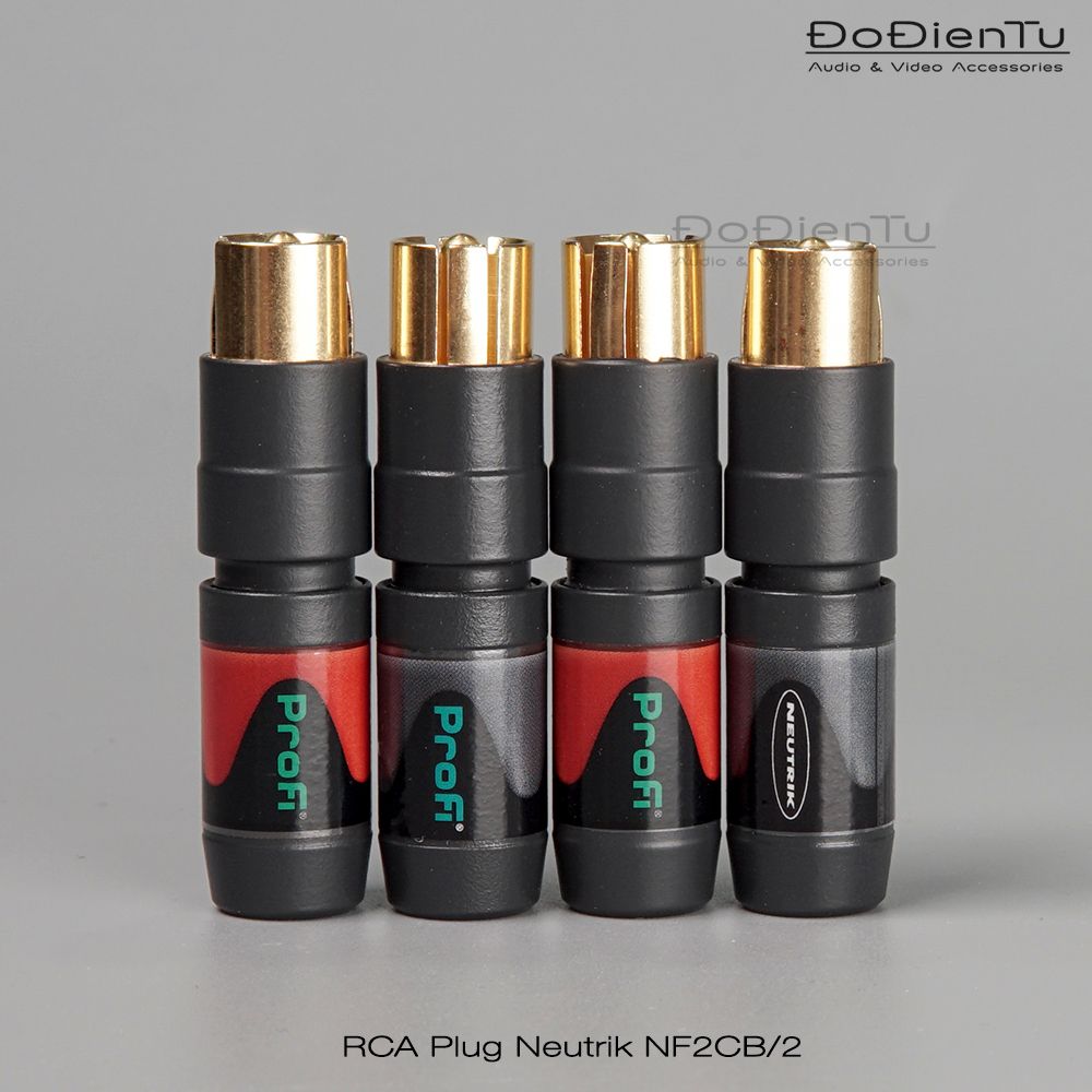 RCA Plug Neutrik NF2C-B/2 Profi Professional