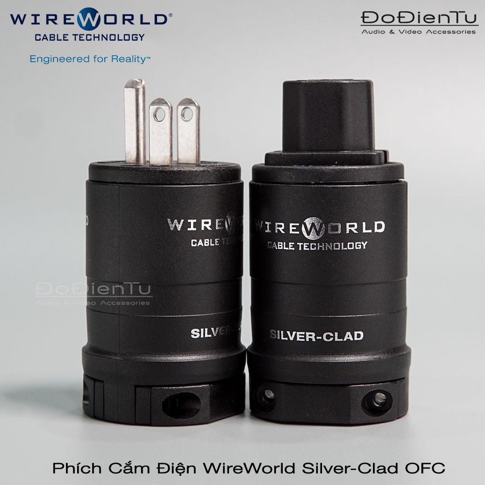 WireWorld Power Plug - Silver Clad OFC