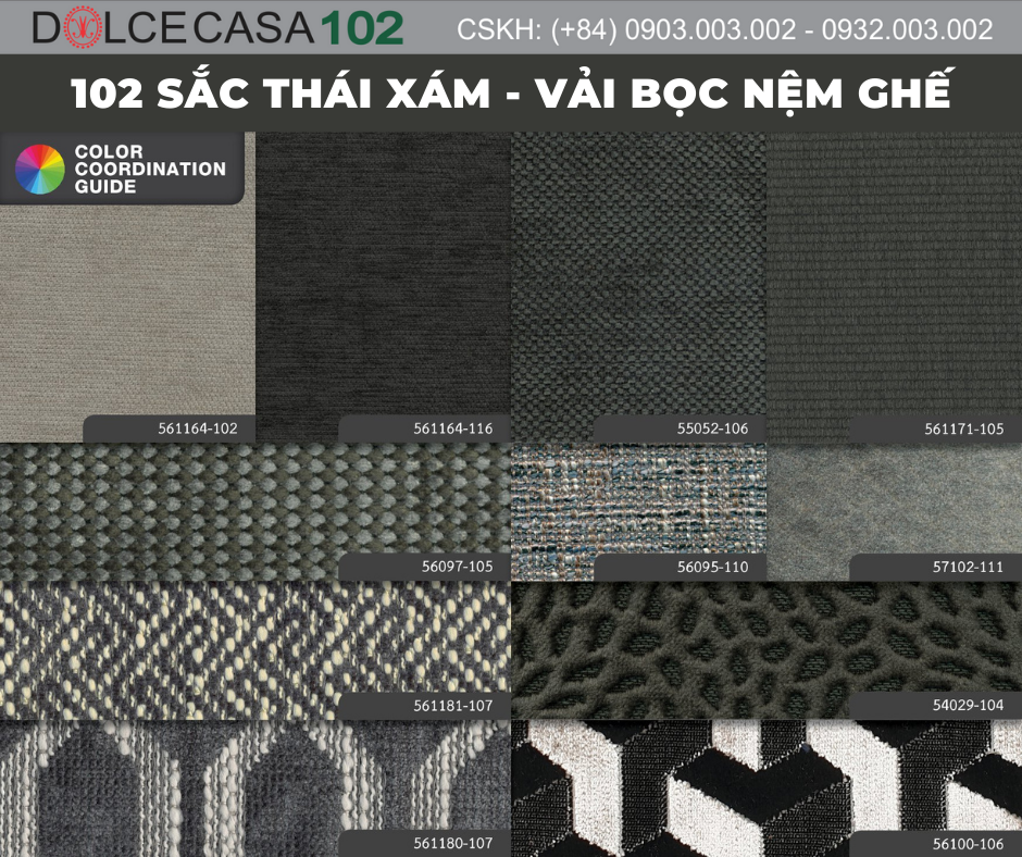 102 SẮC THÁI XÁM có sẵn tại DOLCE Gallery