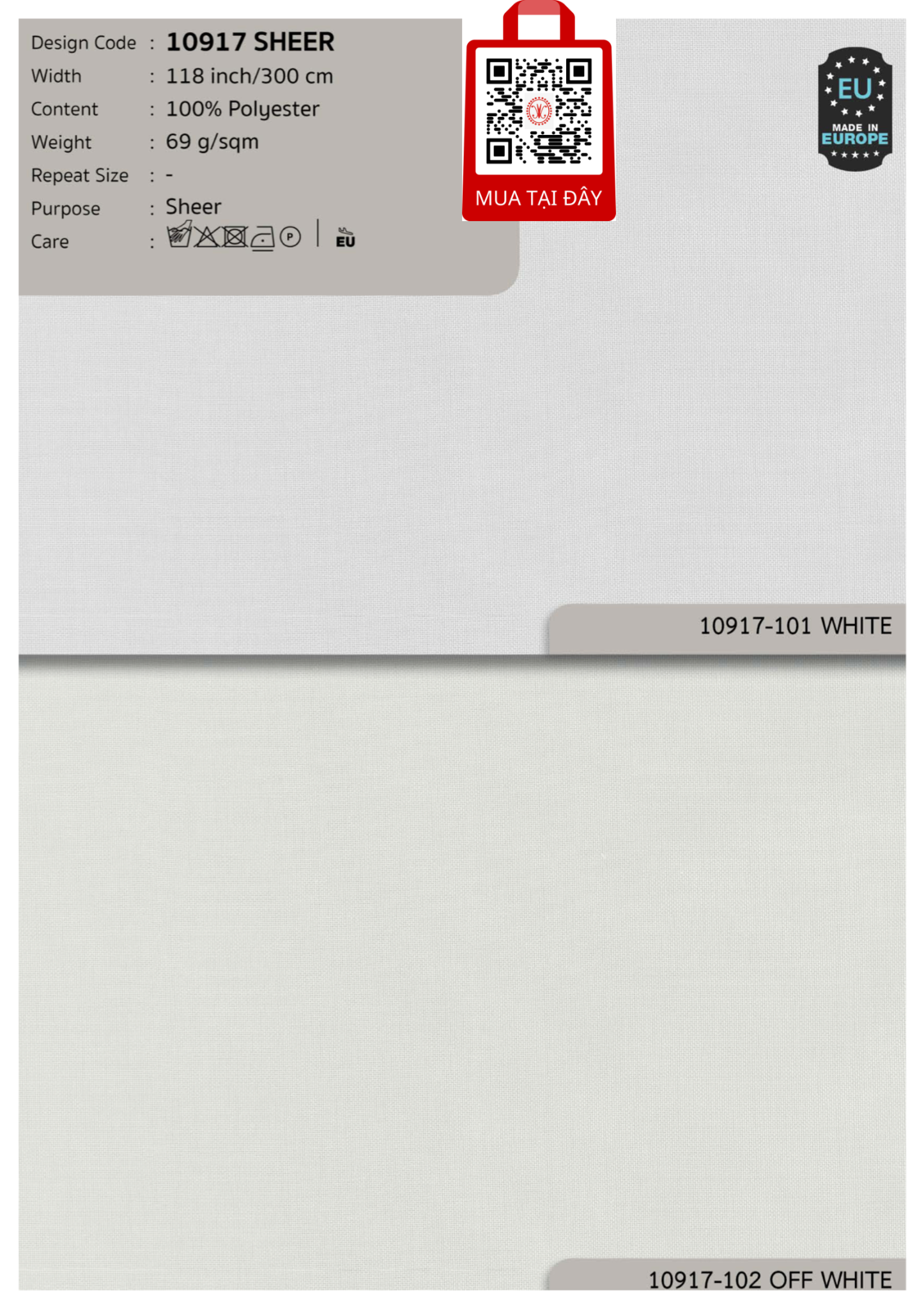 Vải màn rèm gió 2024 Something Precious Sheer And Voile Fabrics I