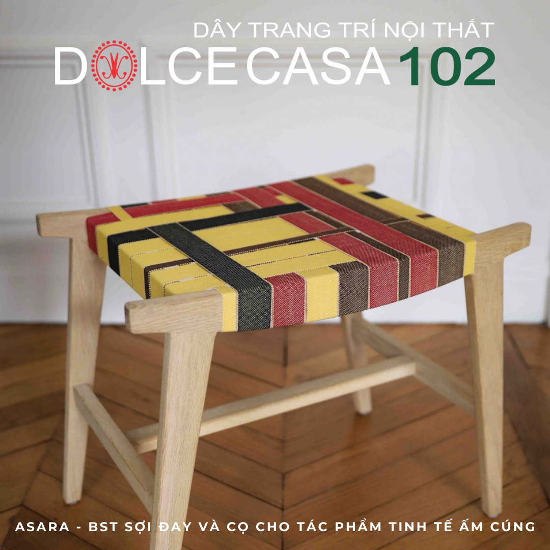 ASARA Natte 2024 dây trang trí sợi cọ 32050 có sẵn tại nhà máy