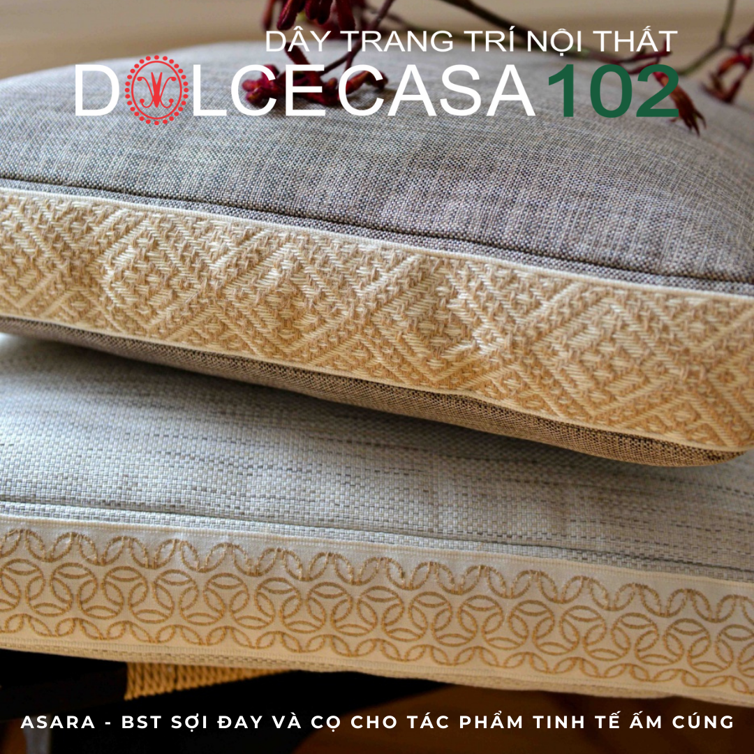 ASARA Jute 2024 đồ trang trí sợi đay có sẵn tại kho nhà SX