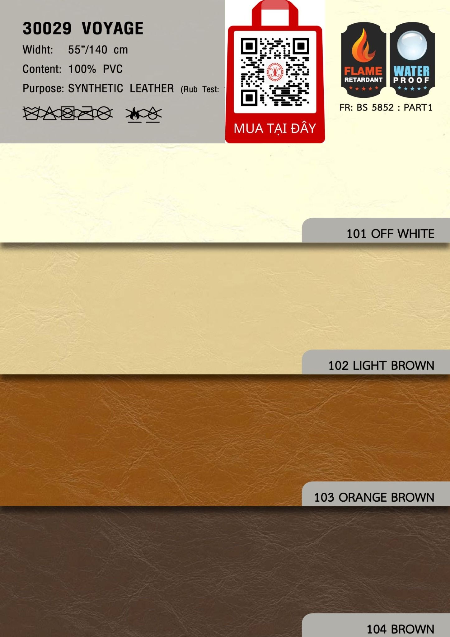 Vải PVC Bọc Nệm Ghế 2024 Hints of Nature - FESTIVAL SYNTHETIC LEATHER