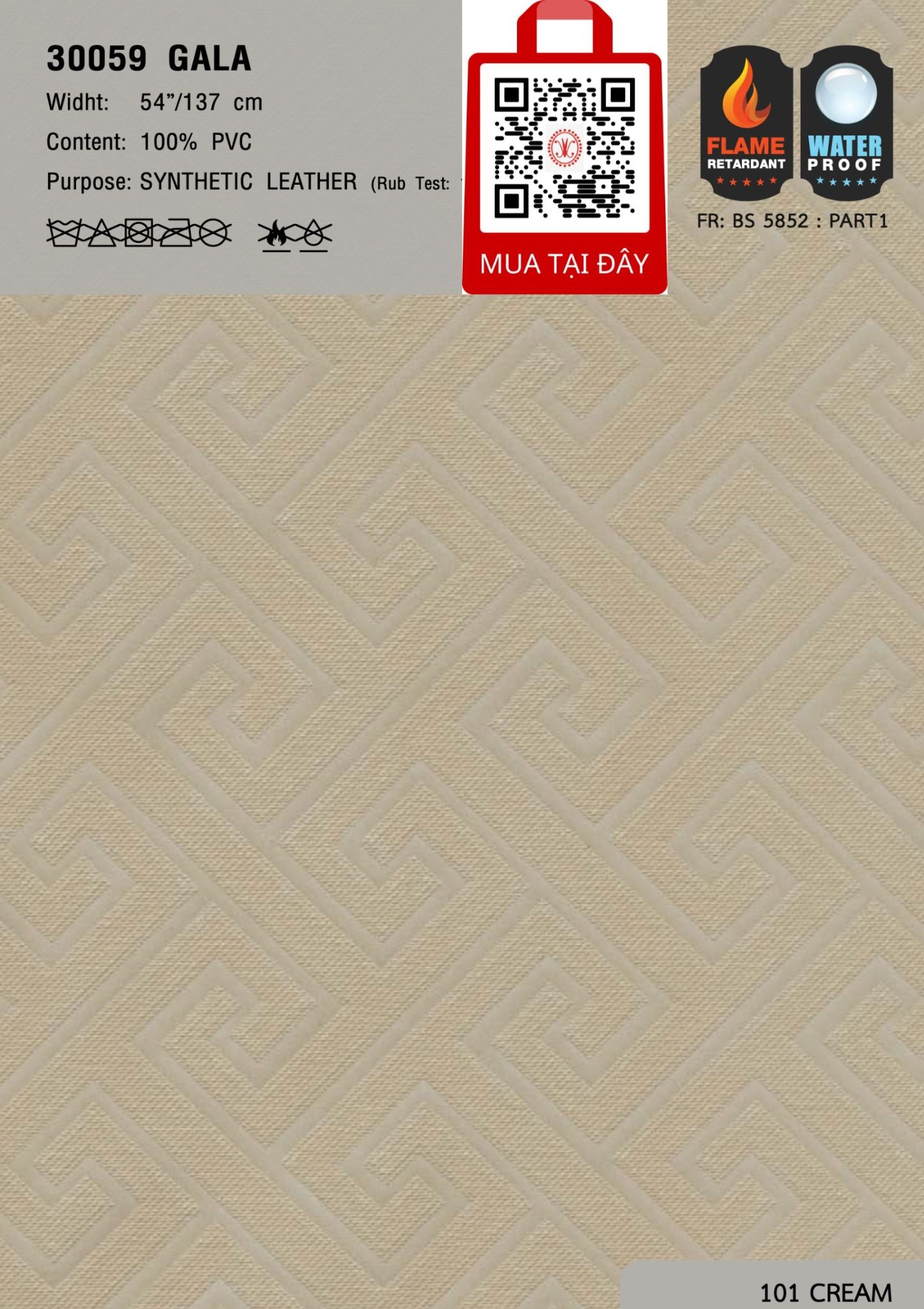 Vải PVC Bọc Nệm Ghế 2024 Hints of Nature - FESTIVAL SYNTHETIC LEATHER
