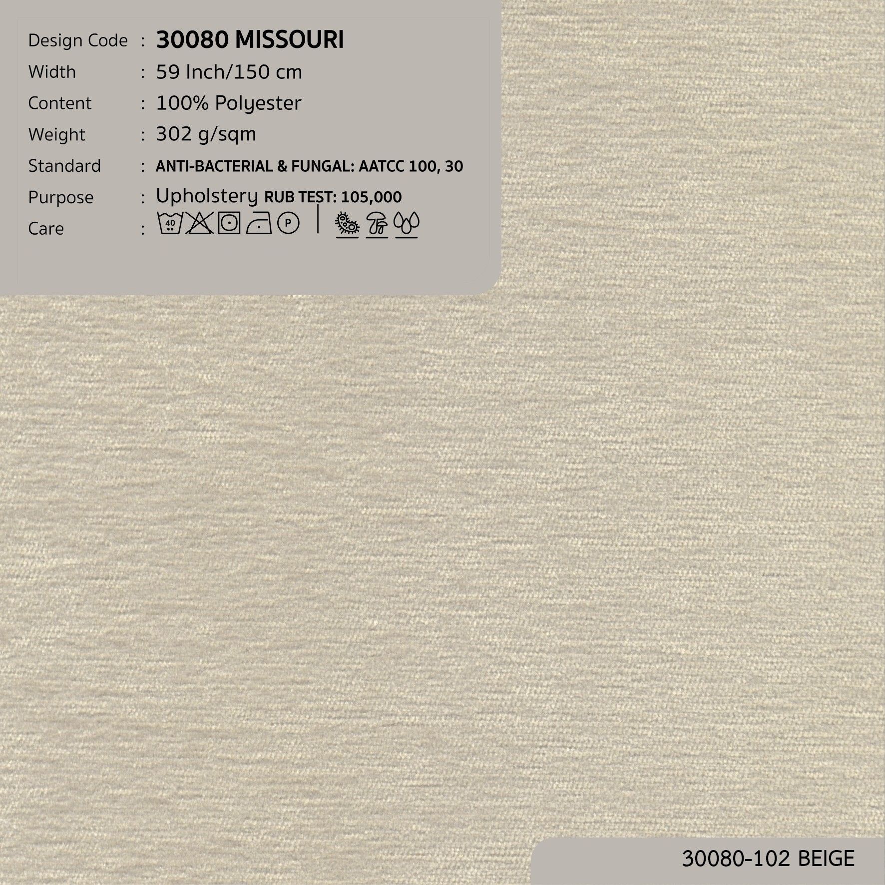 30080 vải bọc nệm ghế MISSOURI tại DOLCE Gallery