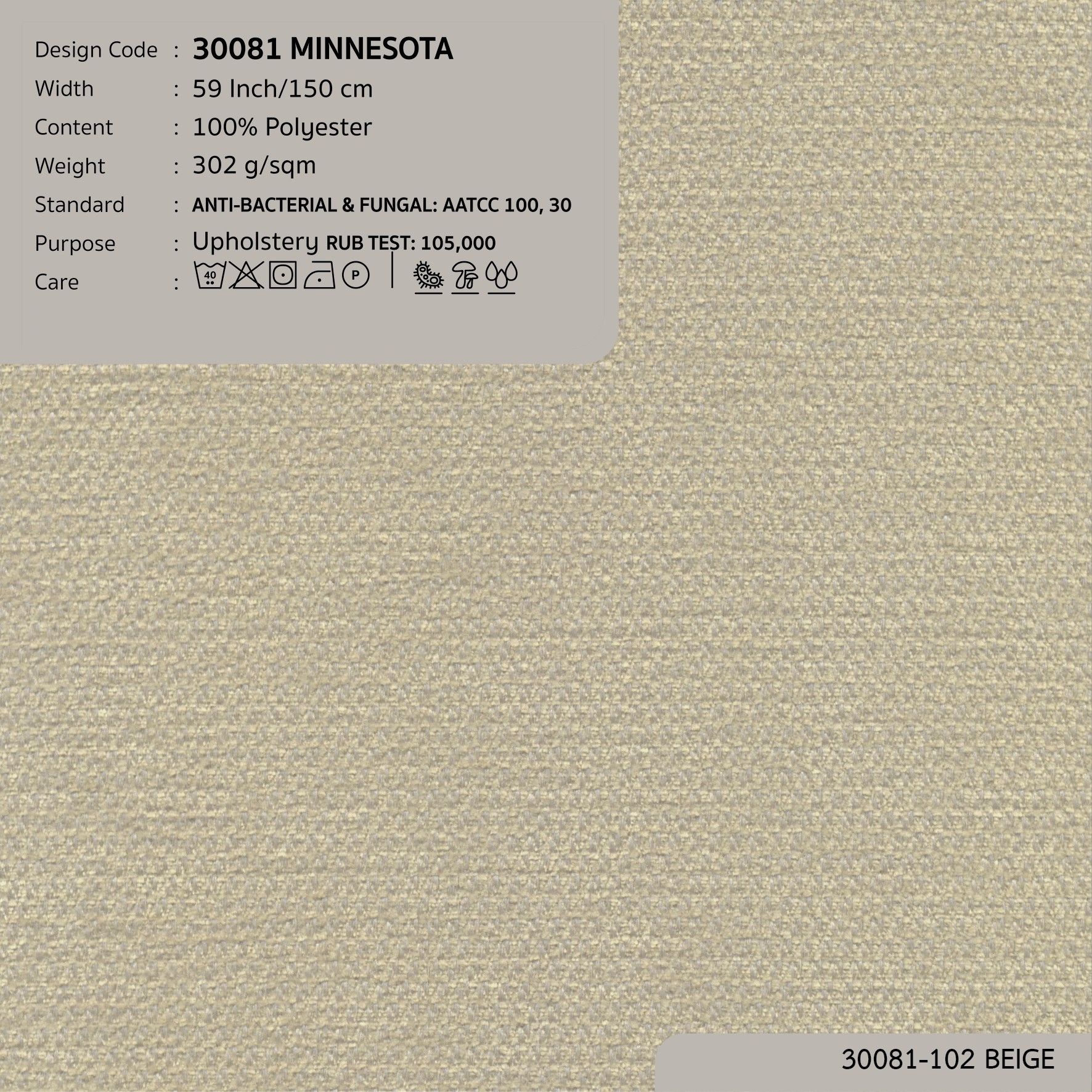 30081 vải bọc nệm ghế MINNESOTA tại DOLCE Gallery