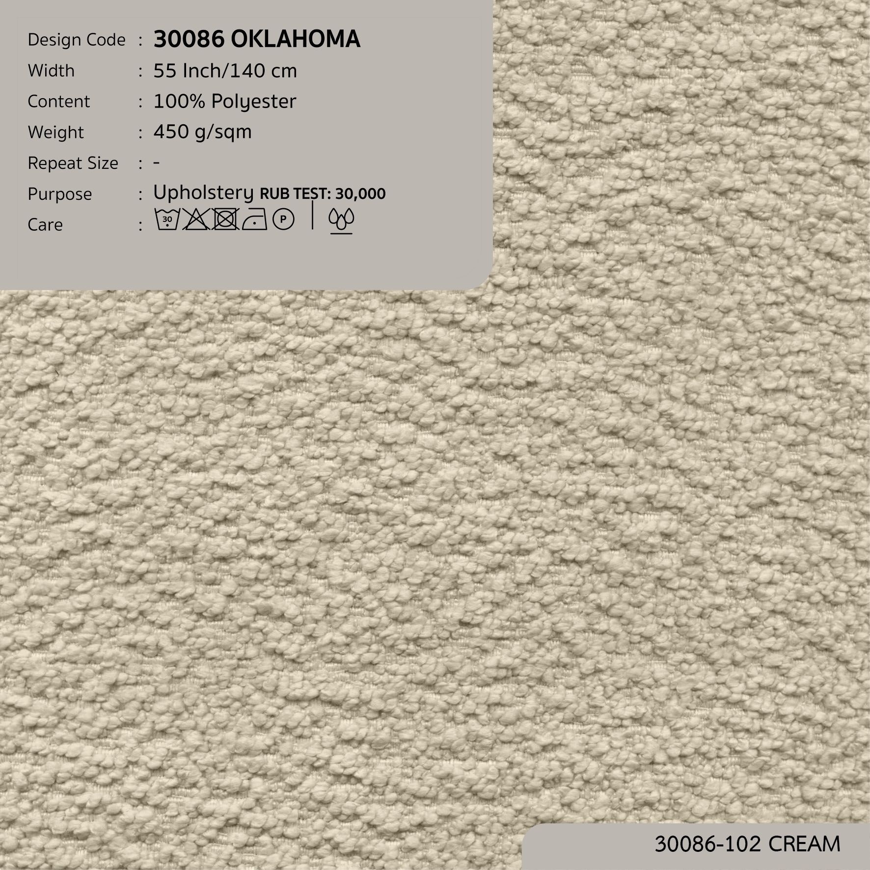 30086 vải bọc nệm ghế OKLAHOMA tại DOLCE Gallery