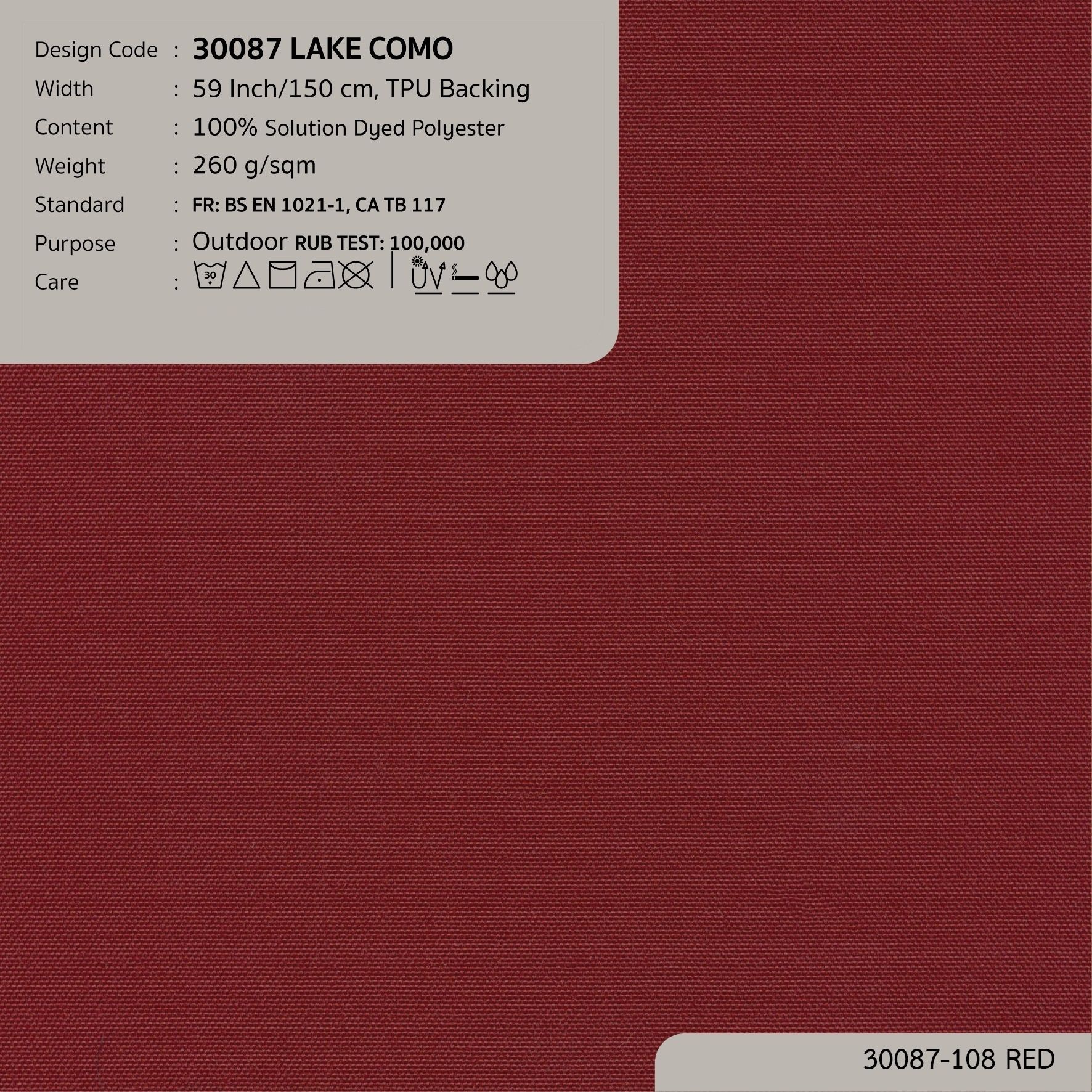 30087 vải ngoài trời LAKE COMO tại DOLCE Gallery