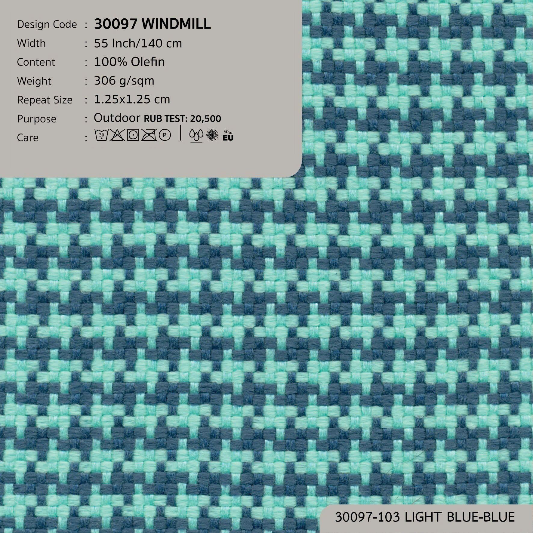 30097 vải ngoài trời WINDMILL tại nhà máy