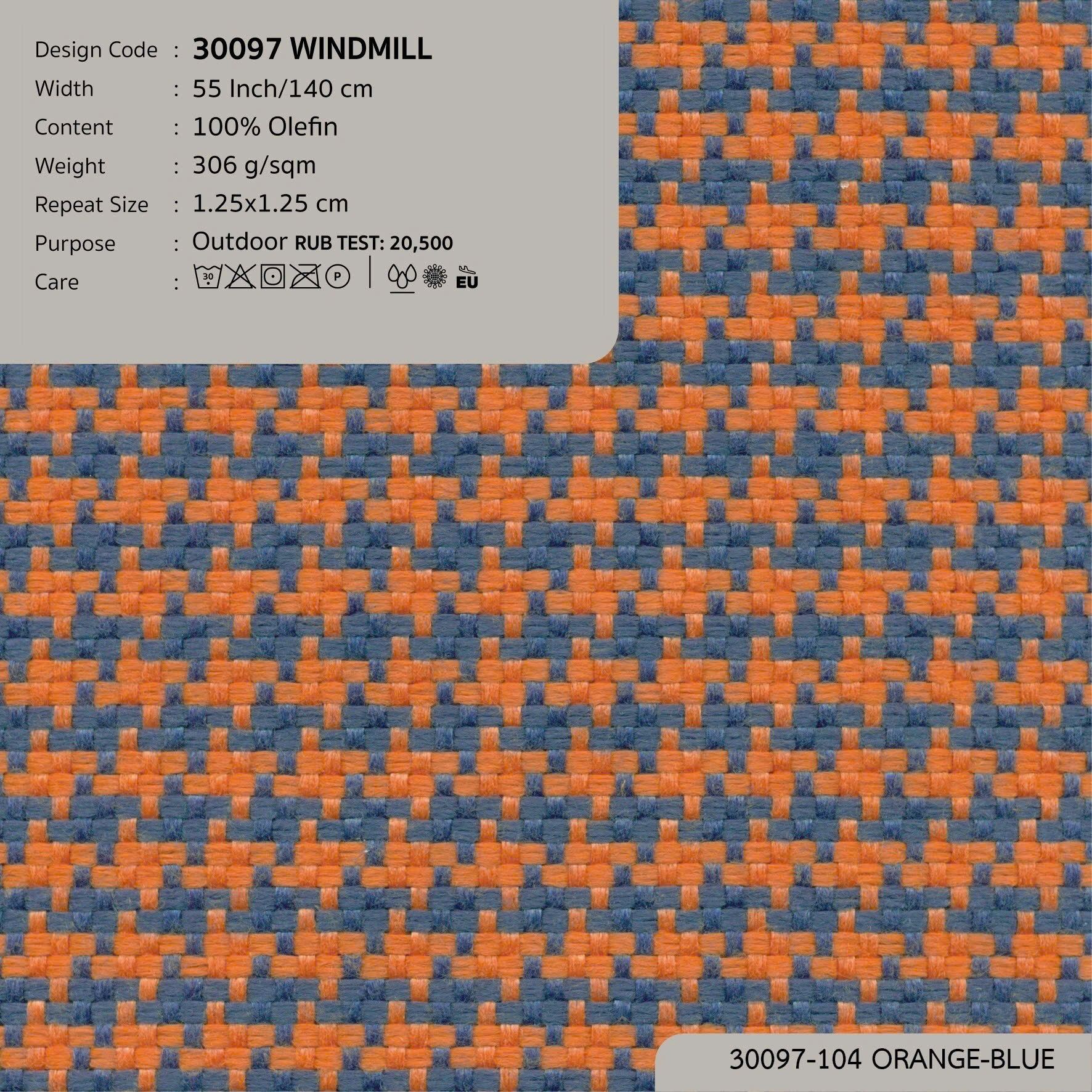 30097 vải ngoài trời WINDMILL tại nhà máy