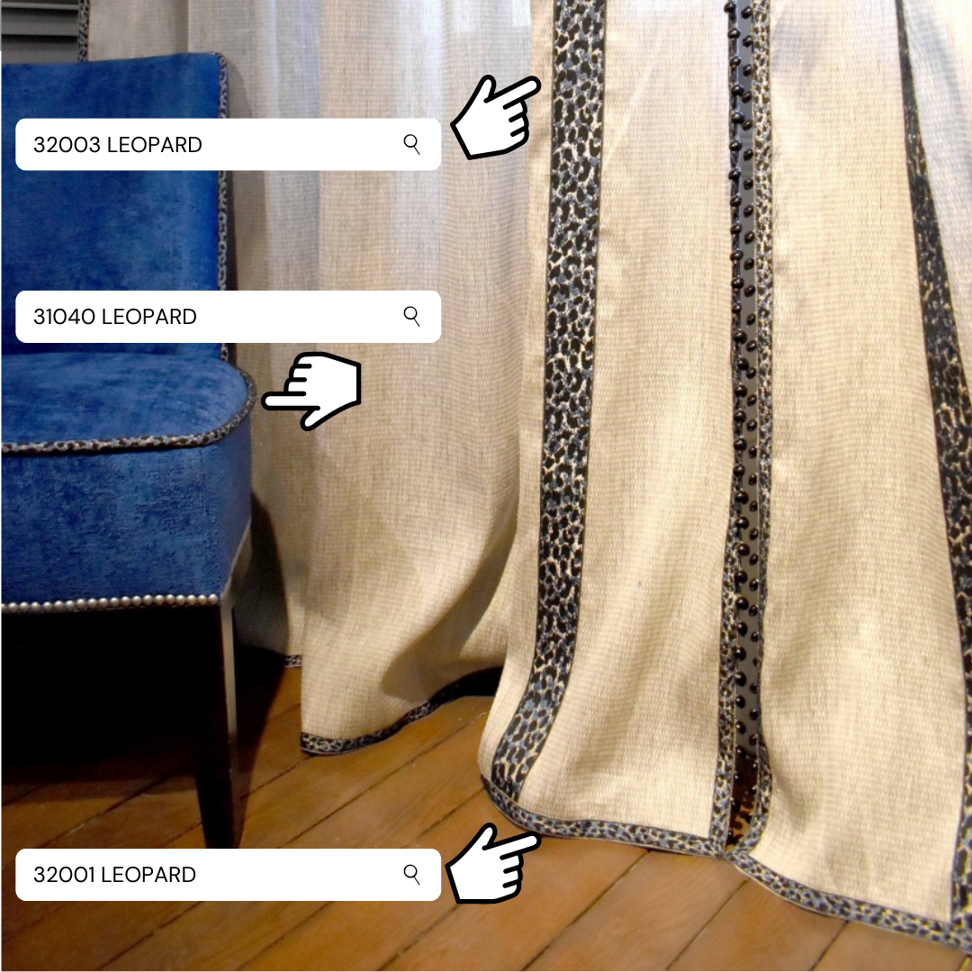 LEOPARD BST Dây Viền Da Báo Sắc 9830 có sẵn tại factory warehouse