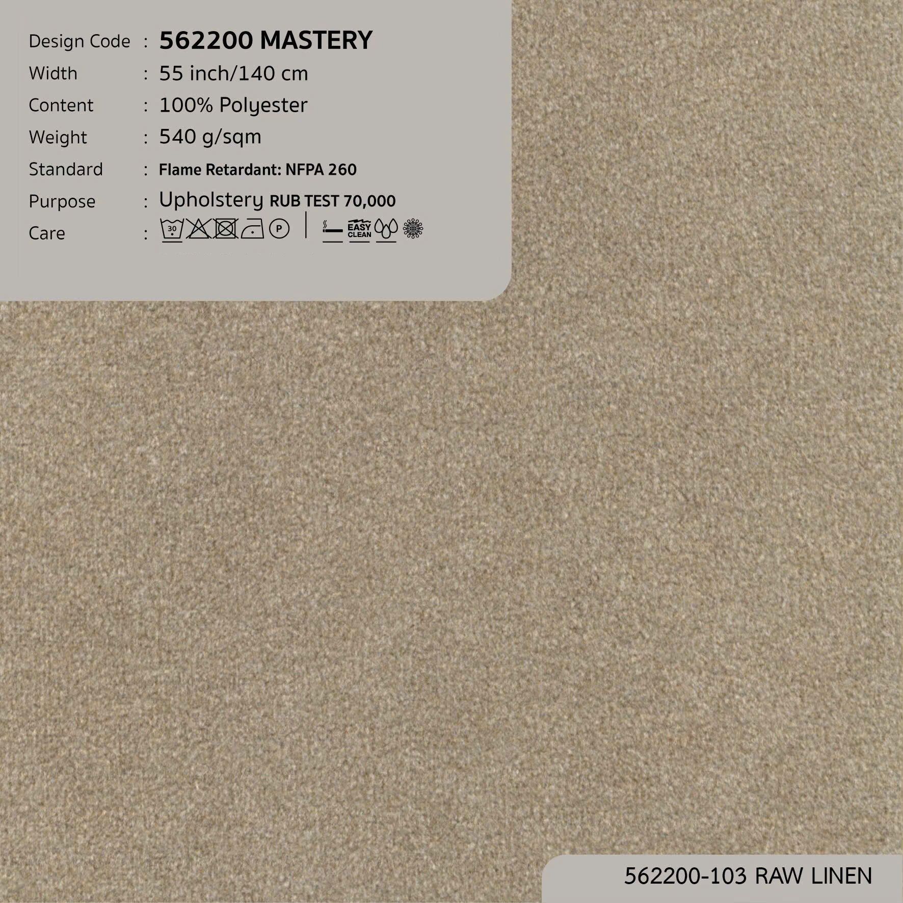 562200 vải bọc nệm ghế MASTERY tại nhà máy