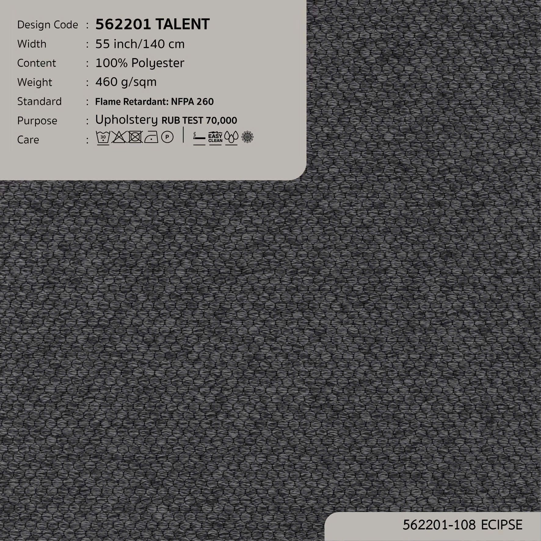 562201 vải bọc nệm ghế TALENT tại nhà máy