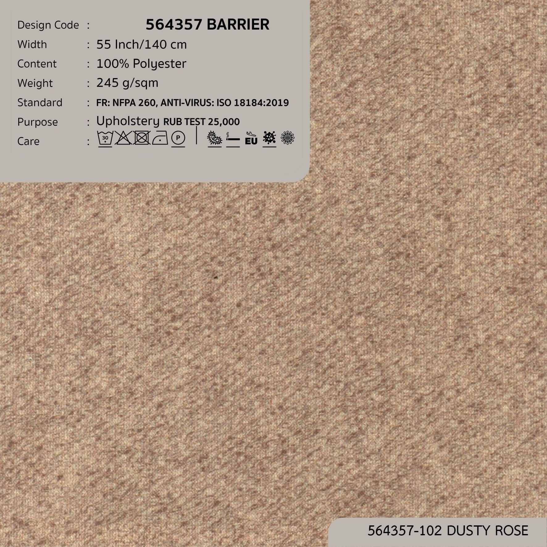 564357 vải bọc nệm ghế BARRIER ại DOLCE Gallery