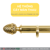  LOUIS XVI POMME DE PIN HỆ THỐNG CÂY MÀN THAU vàng CỔ ĐIỂN 