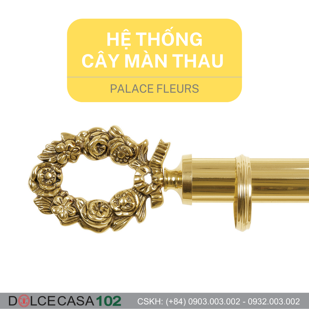 FLEURS HỆ THỐNG CÂY MÀN THAU vàng CỔ ĐIỂN