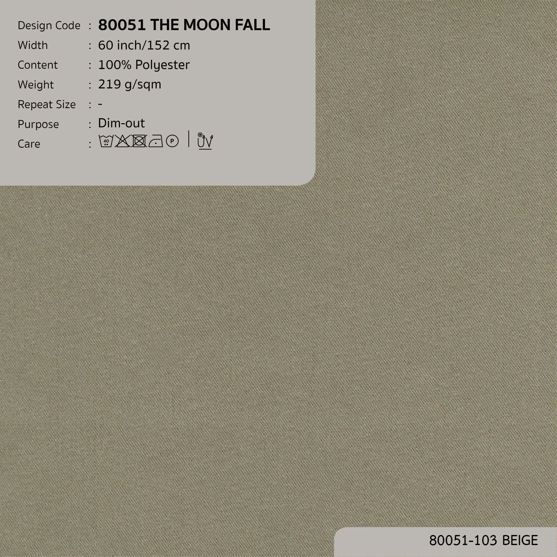 80051 vải giảm sáng THE MOON FALL tại DOLCE Gallery