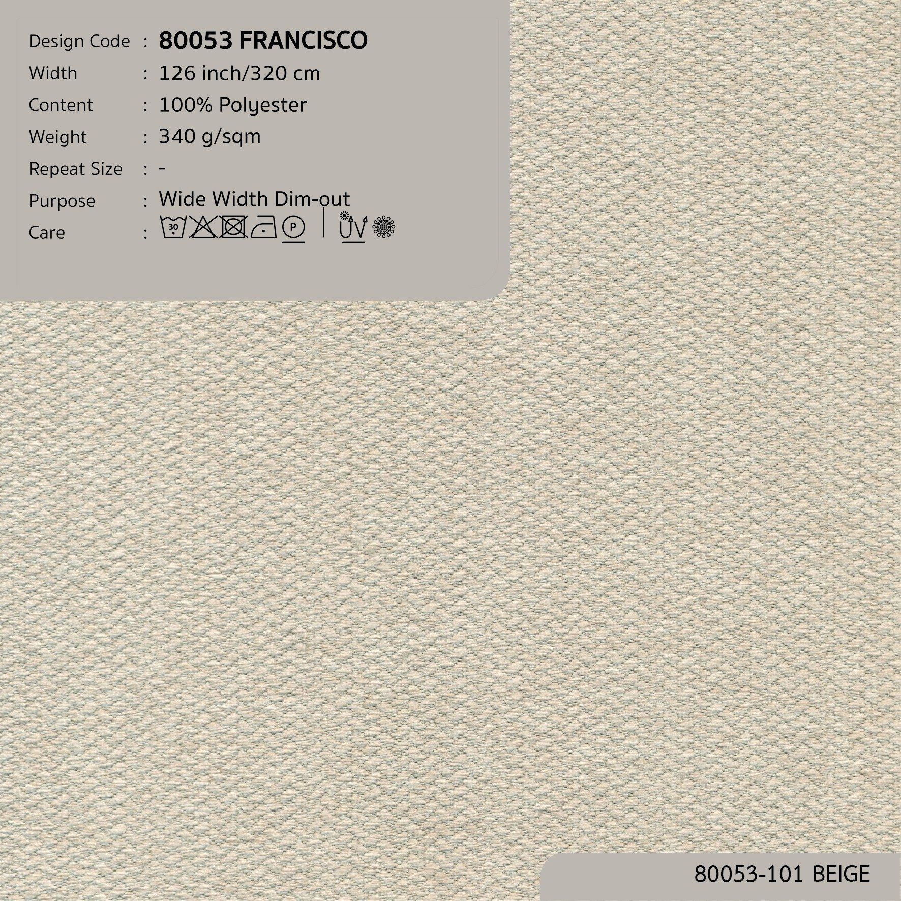 80053 vải giảm sáng FRANCISCO tại DOLCE Gallery