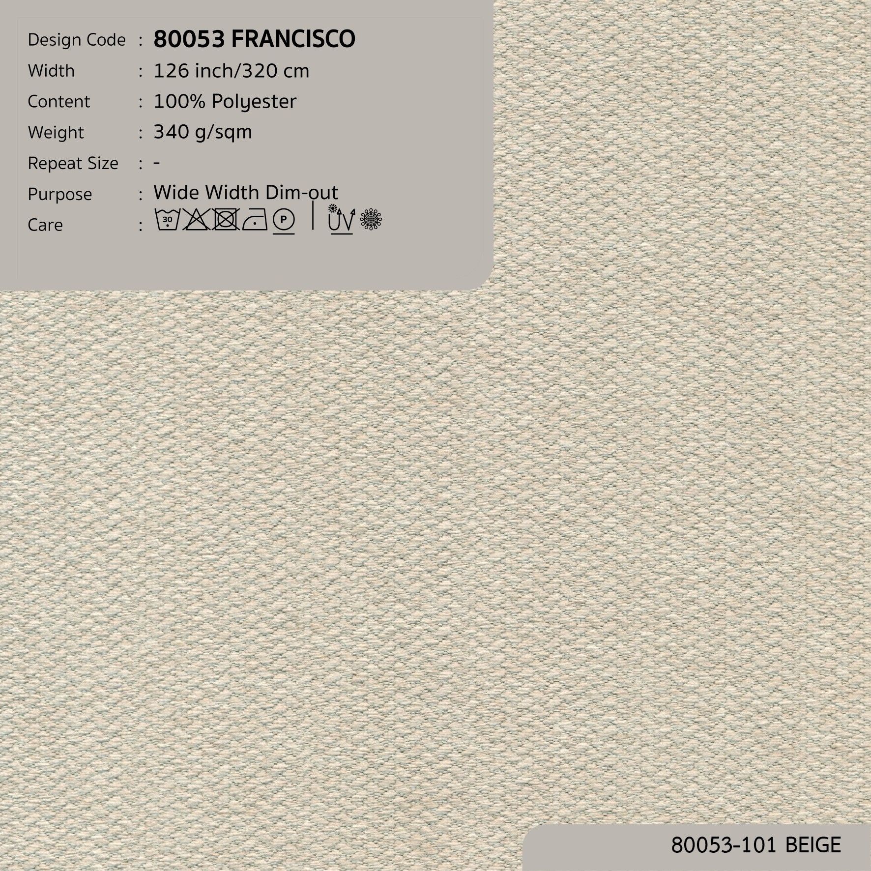 80053 vải giảm sáng FRANCISCO tại nhà máy