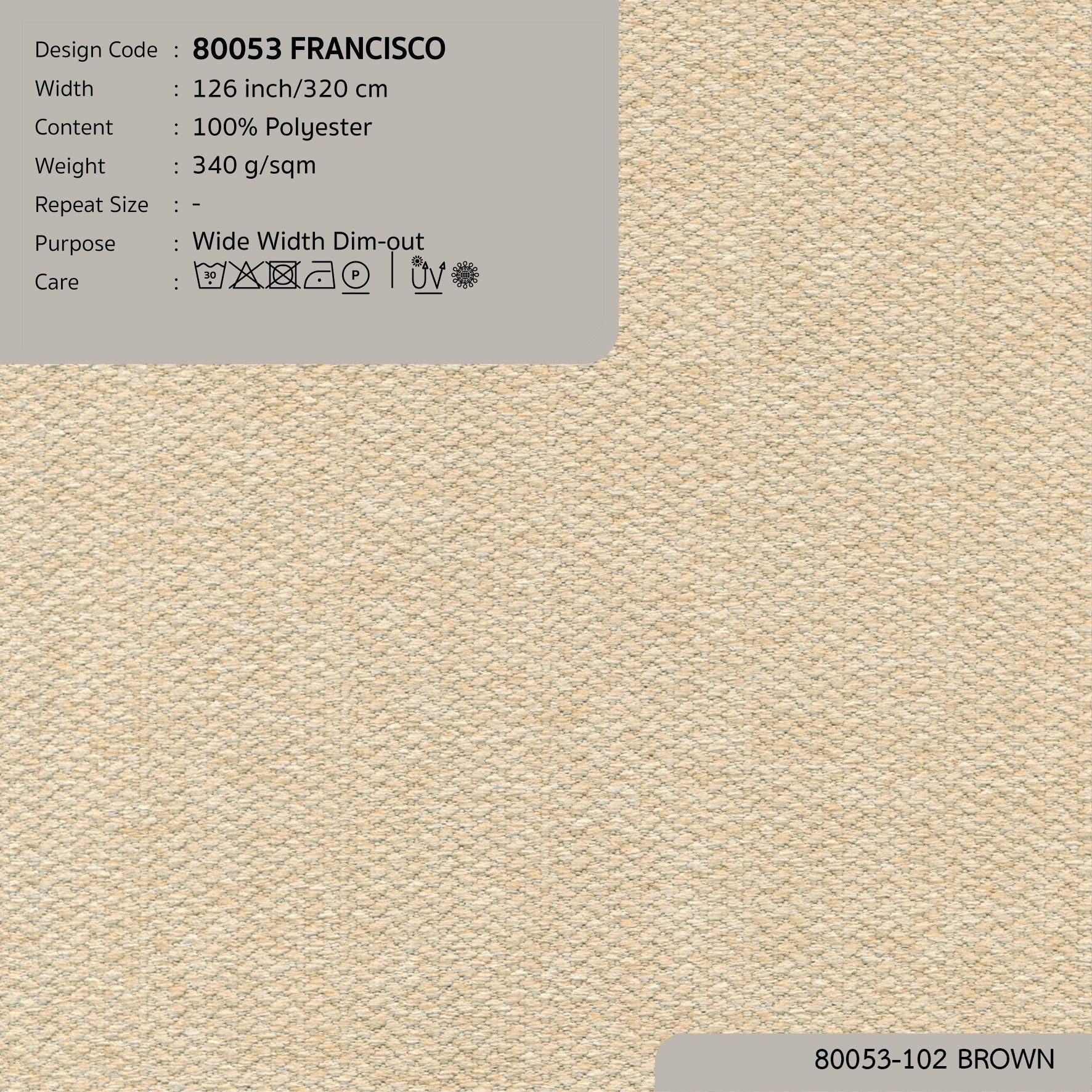 80053 vải giảm sáng FRANCISCO tại nhà máy