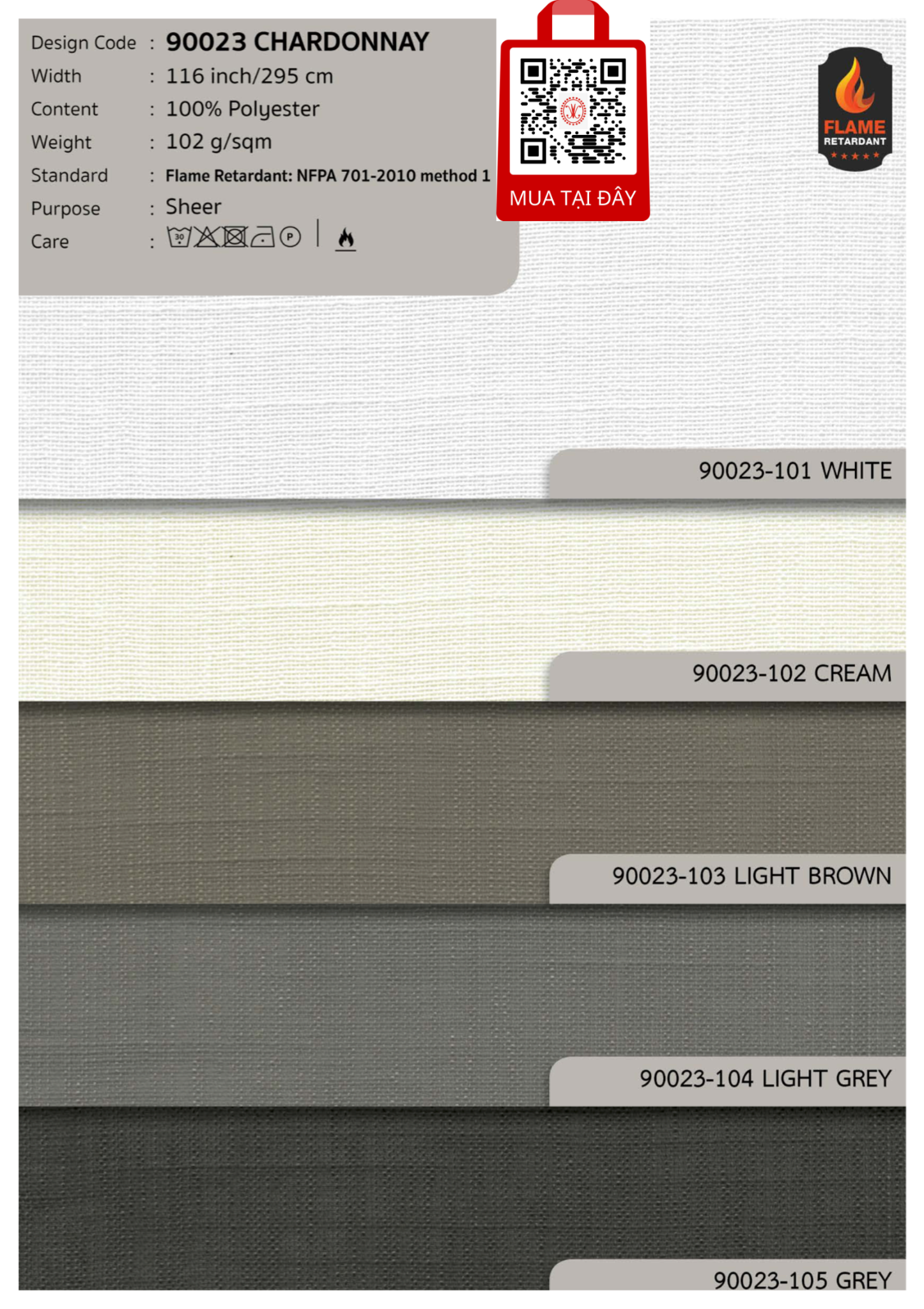 Vải màn rèm gió 2024 Something Precious Sheer And Voile Fabrics I